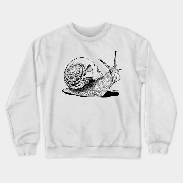 Death Snail Crewneck Sweatshirt by EmptyIs